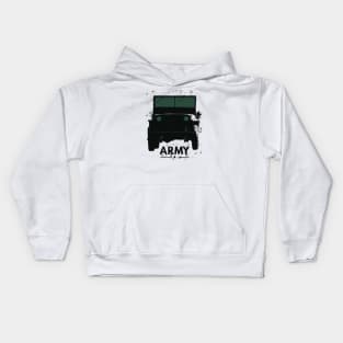 Army jeep Kids Hoodie